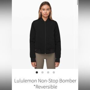 NWOT: Lululemon Size 12 Non-Stop Bomber *Reversible